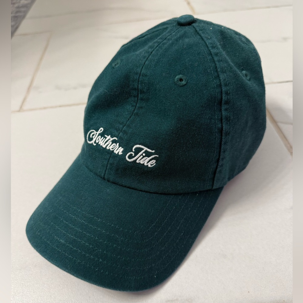 Southern Tide Hat w/ Leather Strap - OS - Never Worn